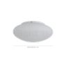 Dimensions du luminaire Fabbian Lumi White Applique/Plafonnier ø45 cm en détail - hauteur, largeur, profondeur et diamètre de chaque composant.