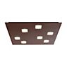 Fabbian Quarter Ceiling-/Wall Light brown matt - 59,5 cm