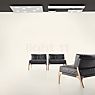 Fabbian Quarter Plafond-/Wandlamp zwart - 30 cm , Magazijnuitverkoop, nieuwe, originele verpakking productafbeelding