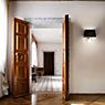 Fabbian Vicky wall light with shade black application picture