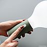 Fermob Aplô, lámpara recargable LED con soporte mural gris arcilla