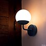 Fermob Mooon! Wall Light LED black cherry application picture