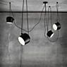 Flos Aim Sospensione LED 3 Lamps black/white/silver , discontinued product