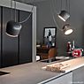 Flos Aim Sospensione LED 3 foyers noir/blanc/argenté , fin de série - produit en situation