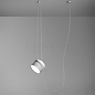 Flos Aim Sospensione LED argento , articolo di fine serie