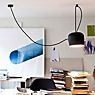 Flos Aim Sospensione LED steel blue , discontinued product application picture