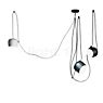 Flos Aim and Aim Small Mix LED 3 Lamps steel blue/white, small/black, small , discontinued product