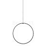 Flos Arrangements Round Suspension LED noir mat, ø102 cm