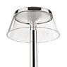Flos Bon Jour Unplugged Battery Light LED body chrome glossy/crown red , discontinued product - Underneath the shade, modern LEDs provide energy-efficient, warm-white lighting.
