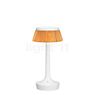 Flos Bon Jour Unplugged Lampe rechargeable LED corps blanc/couronner rotin , Vente d'entrepôt, neuf, emballage d'origine