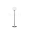 Flos Glo-Ball, lámpara de pie gris aluminio - ø33 cm - 175 cm