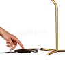 Flos IC Lights T1 High brass matt - By means of a switch on the supply line, the table lamp can be switched on and off without great effort.