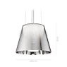 Measurements of the Flos Ktribe Pendant Light transparent - 39,5 cm in detail: height, width, depth and diameter of the individual parts.