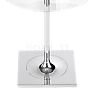 Flos Ktribe Table Lamp glass - transparent glasss - 31,5 cm - The square lamp base ensures a stable stand of the table lamp.