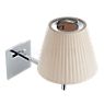 Flos Ktribe Wall Light fabric - eggshell - Additional light escapes through an opening on top of the lampshade.