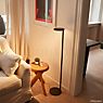 Flos Oblique Floor Lamp LED brown matt - 2,700 K application picture