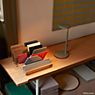 Flos Oblique Table Lamp LED with QI charging station brown - 3,000 K application picture