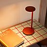 Flos Oblique Table Lamp LED with QI charging station brown - 3,000 K application picture
