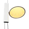 Flos Ok blanc - Toute la surface de la tête de lampe génère sans éblouir une douce lumière ponctuelle.