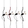 Flos Parentesi 2 lamps red, with dimmer