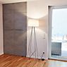 Flos Ray Floor Lamp glass - grey - 43 cm application picture