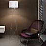 Flos Ray Floor Lamp glass - grey - 43 cm application picture