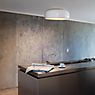 Flos Smithfield Ceiling Light LED white - push dimmable application picture