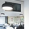 Flos Smithfield Pendant Light LED black glossy - dali application picture