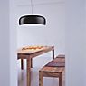 Flos Smithfield Pendant Light LED black glossy - dali application picture