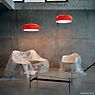 Flos Smithfield Pendant Light LED red - push dimmable application picture