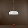 Flos Smithfield, lámpara de suspensión LED negro mate - push regulable