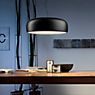 Flos Smithfield, lámpara de suspensión LED negro mate - push regulable - ejemplo de uso previsto