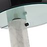 Flos Snoopy black - A push button is integrated directly into the marble base.