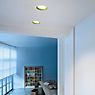 Flos Wan Downlight LED Faretto/Plafoniera da incasso a soffitto nero - immagine di applicazione