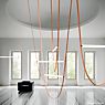 Flos Wireline Suspension LED vert - produit en situation