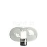 Fontana Arte Fontanella Lampe de table chrome/noir - large