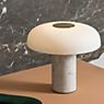 Fontana Arte Tropico Bordlampe LED Marquinia marmor - medium ansøgning billede