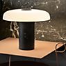 Fontana Arte Tropico Lampe de table LED Marquinia marbre - medium - produit en situation