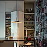 Foscarini Aplomb Large Pendant Light LED brown - switchable application picture