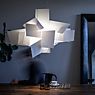 Foscarini Big Bang Sospensione LED blanc - ø96 cm - commutable - produit en situation