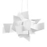 Foscarini Big Bang Sospensione hvid - The seemingly chaotically arranged elements of the Big Bang are made of methacrylate discs.