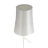 Foscarini Birdie Terra LED blanc - L'abat-jour du Birdie est fabriqué en polycarbonate, le mât et la 