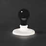 Foscarini Black Light, lámpara de sobremesa LED negro/blanco