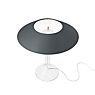 Foscarini Chapeaux Table Lamp LED grey - metal - ø44 cm