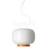 Foscarini Chouchin Reverse Hanglamp 1 - wit/oranje