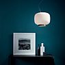 Foscarini Chouchin Reverse Hanglamp 2 - wit/zwart productafbeelding