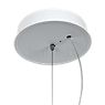 Foscarini Gregg Sospensione hvid - midi - The Gregg is suspended from the ceiling and securely held in place by means of a cable.