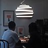 Foscarini Le Soleil Sospensione LED blanco - regulable - ejemplo de uso previsto