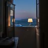 Foscarini Lumiere Table Lamp Grande aluminium/red - with dimmer application picture