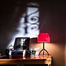 Foscarini Lumiere Table Lamp Grande aluminium/red - with switch application picture